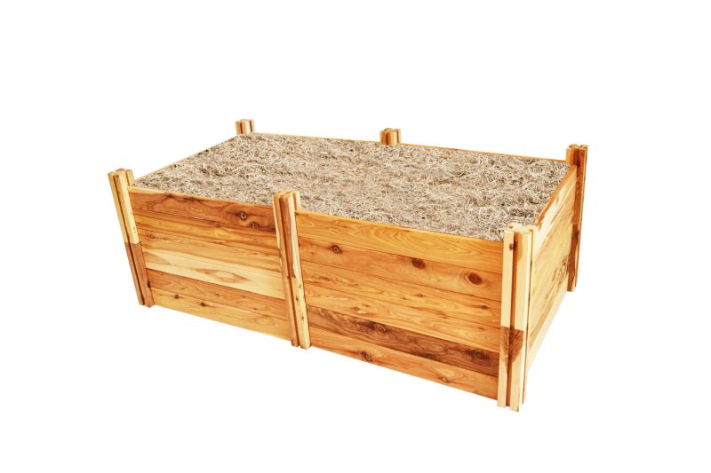 4 Heritage timber modular raised garden bed kits