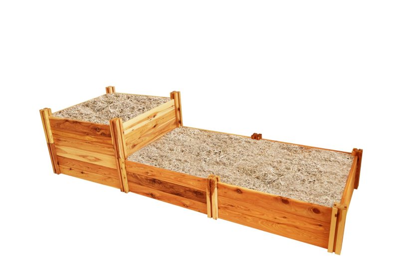 4 Heritage timber modular raised garden bed kits