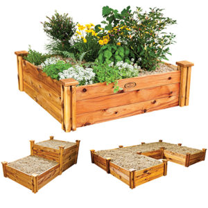 wood raised garden beds