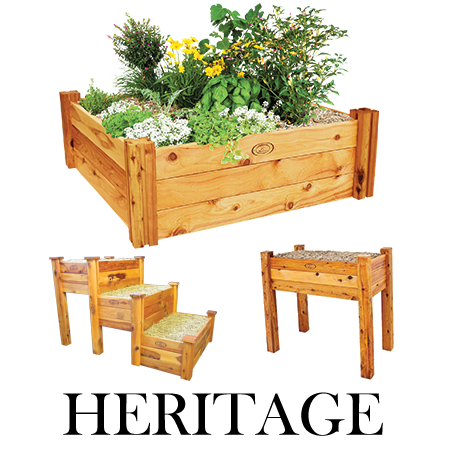 Heritage timber modular raised garden bed kit - veggie patch